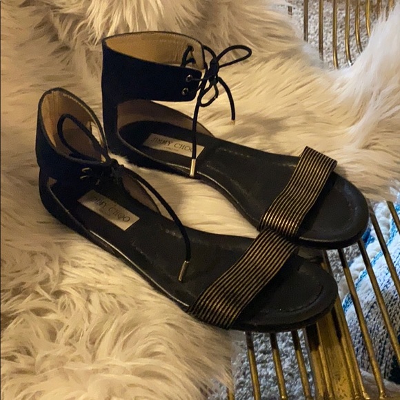 Jimmy Choo flat sandal size 38 - Picture 1 of 6